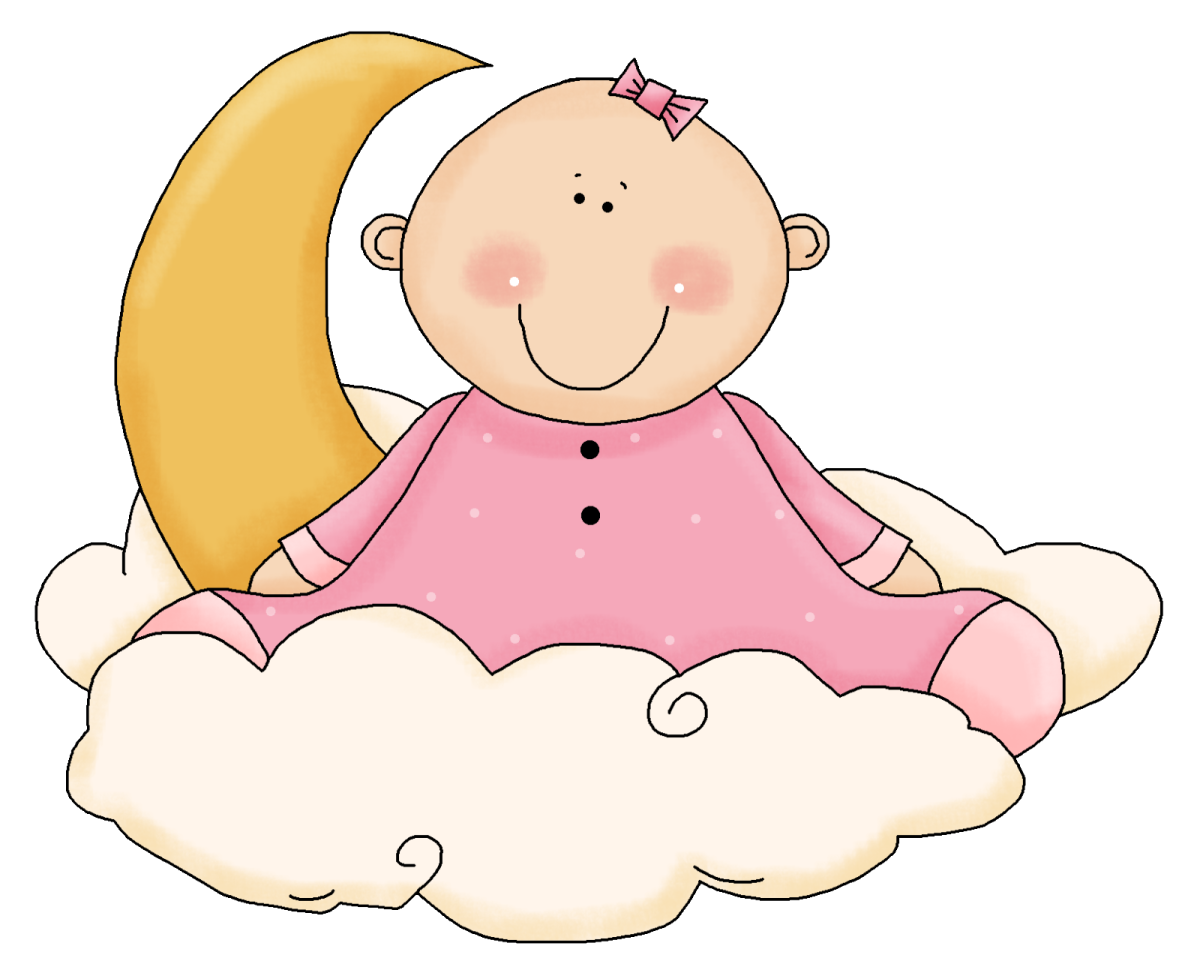 Новорожденная девочка мультяшная