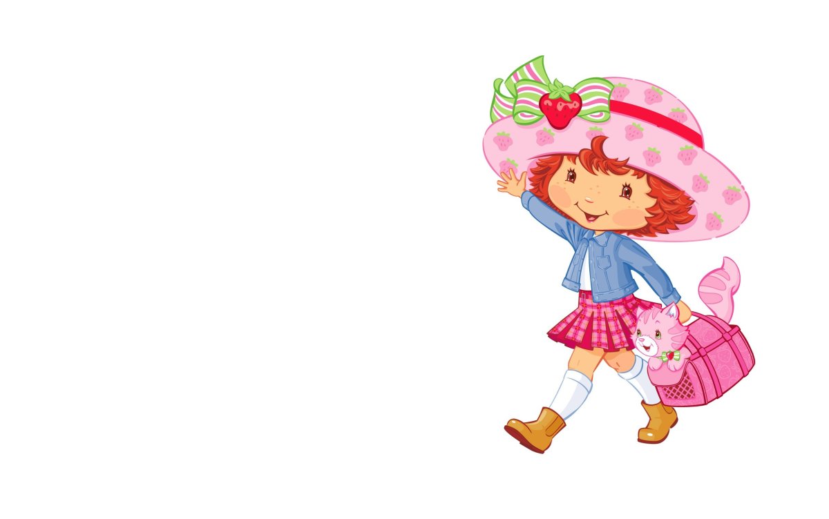 Девочка на белом фоне