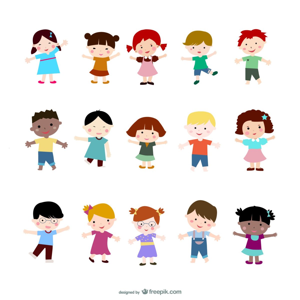 Векторная иллюстрация дети