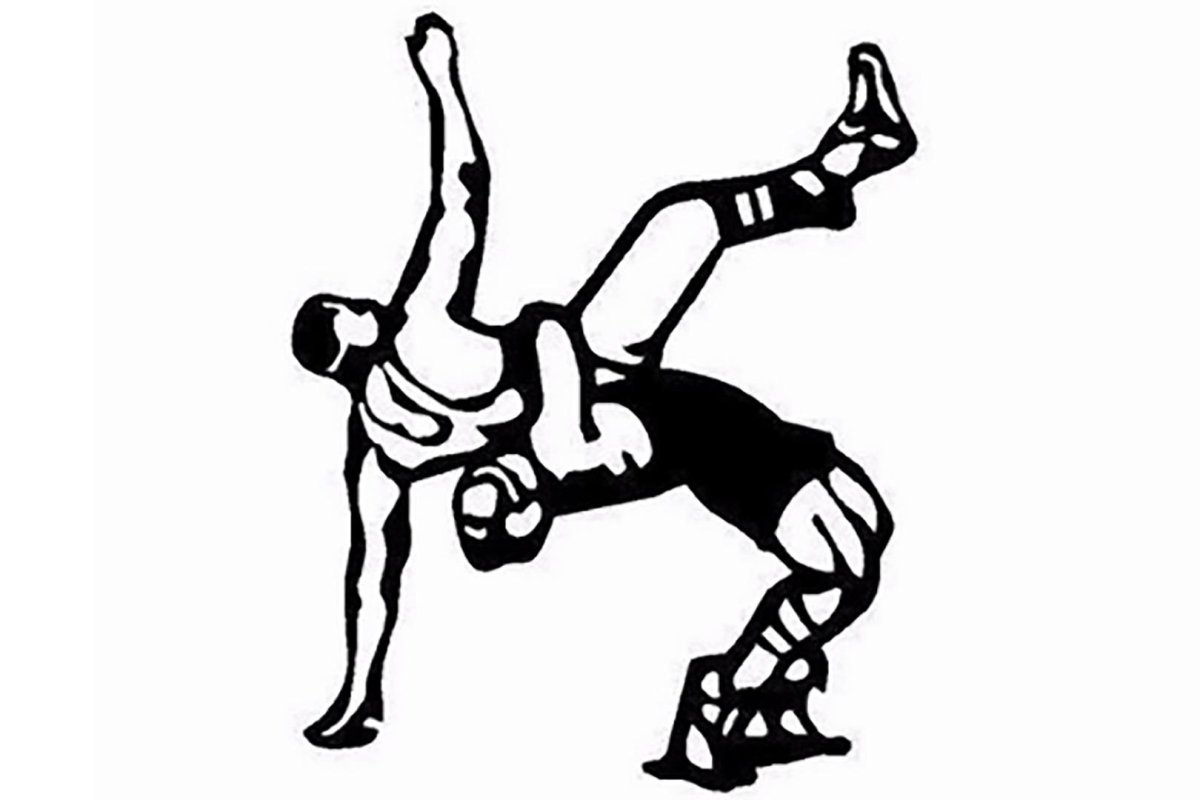 Греко-римской борцы вектор