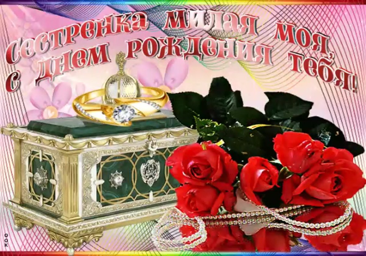 Поздравления с днём рождения сестре