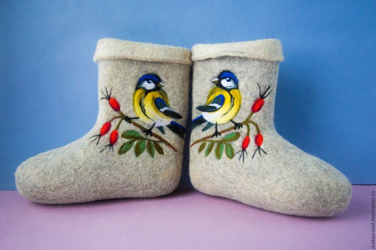 Дети в валенках