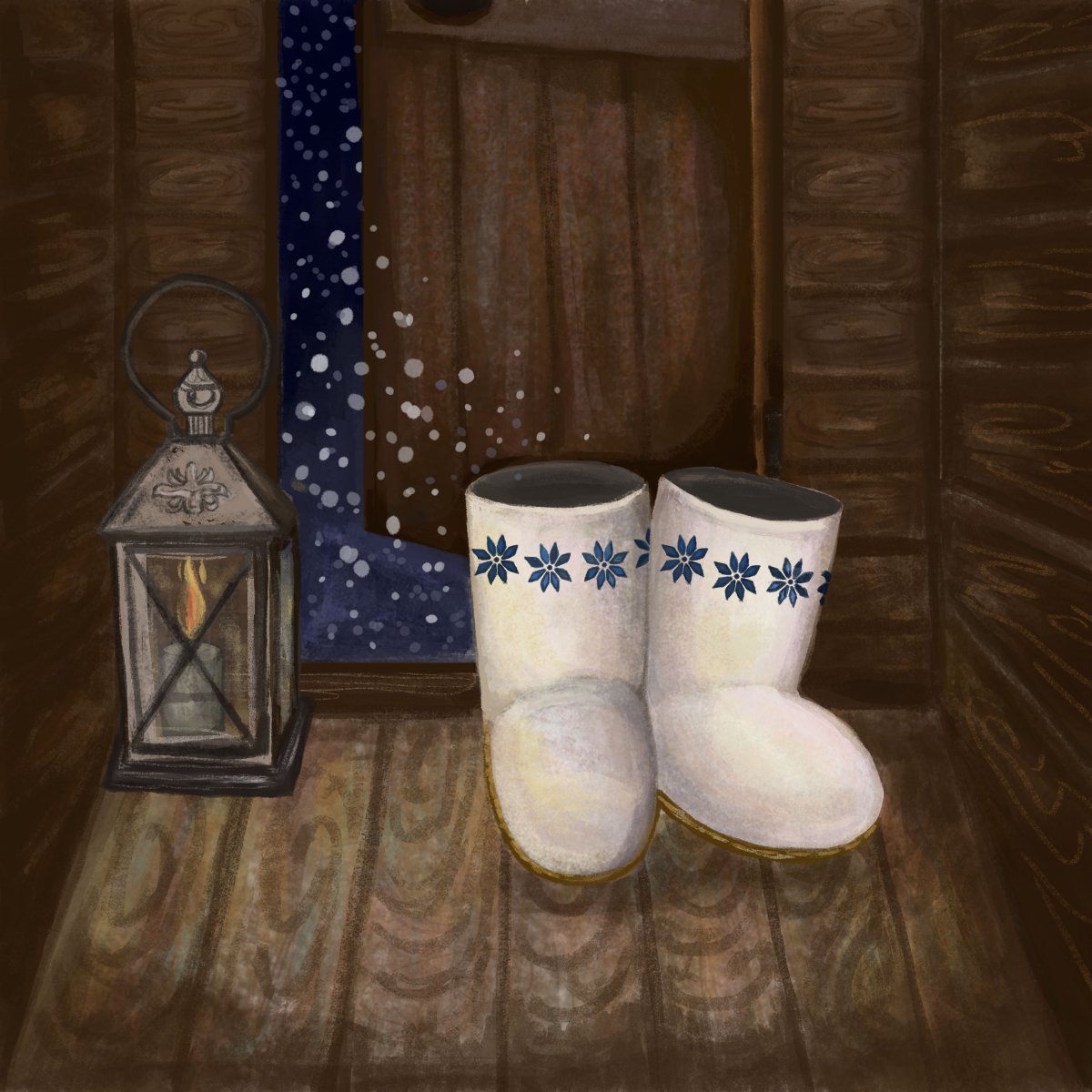 Красивые валенки