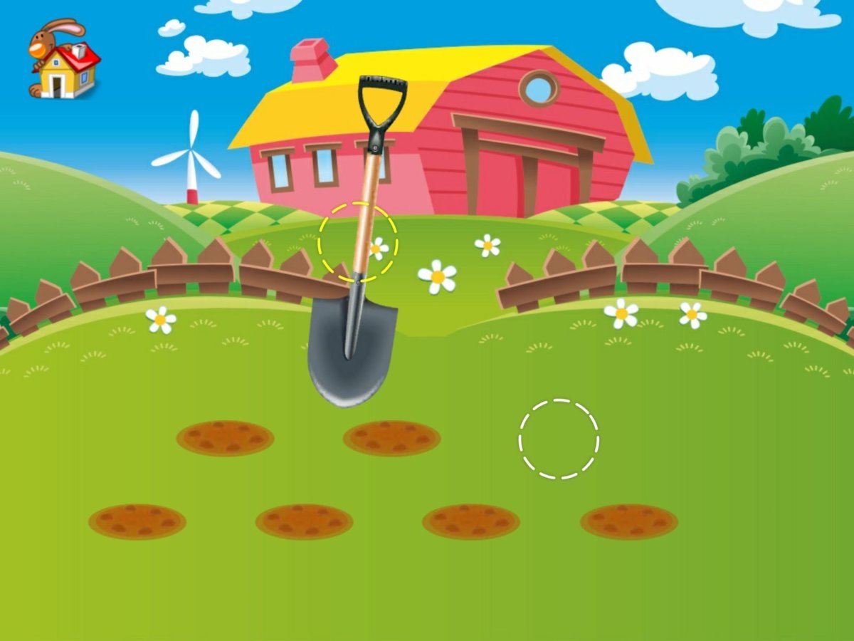 Дачный домик с огородомом вектор