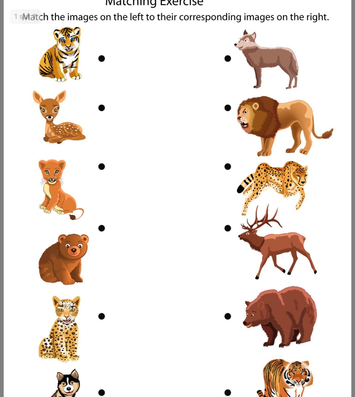 Животные задания для детей