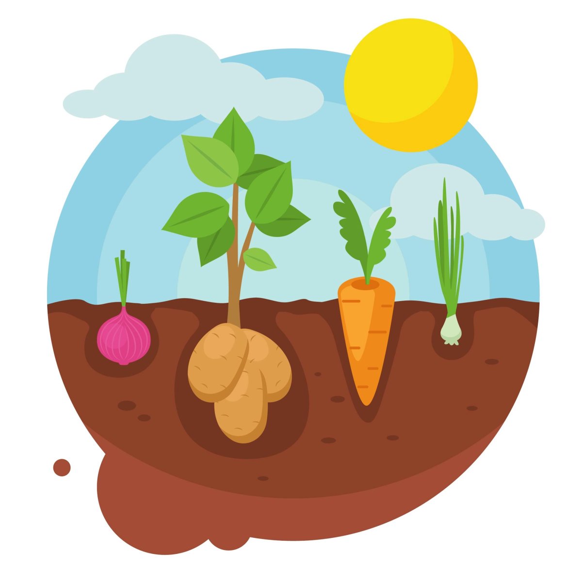 Наклейки огород