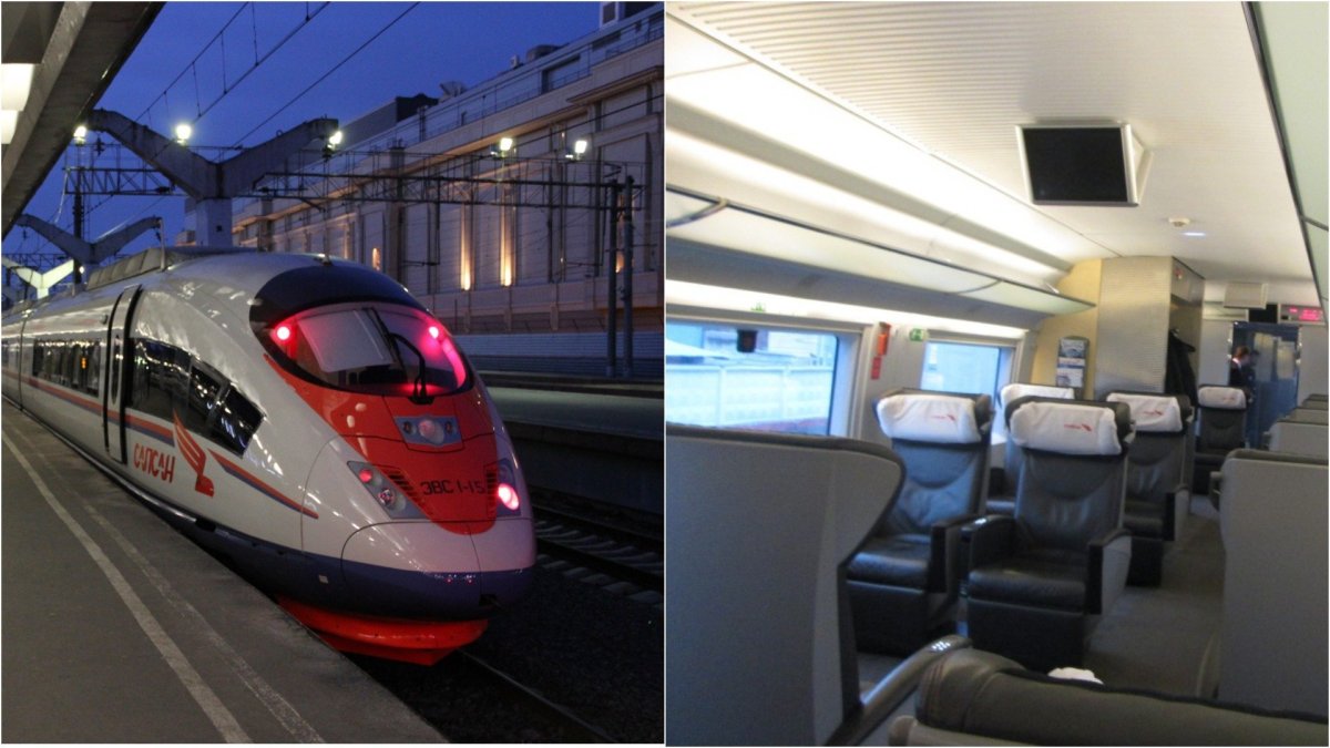 Сапсан поезд фото