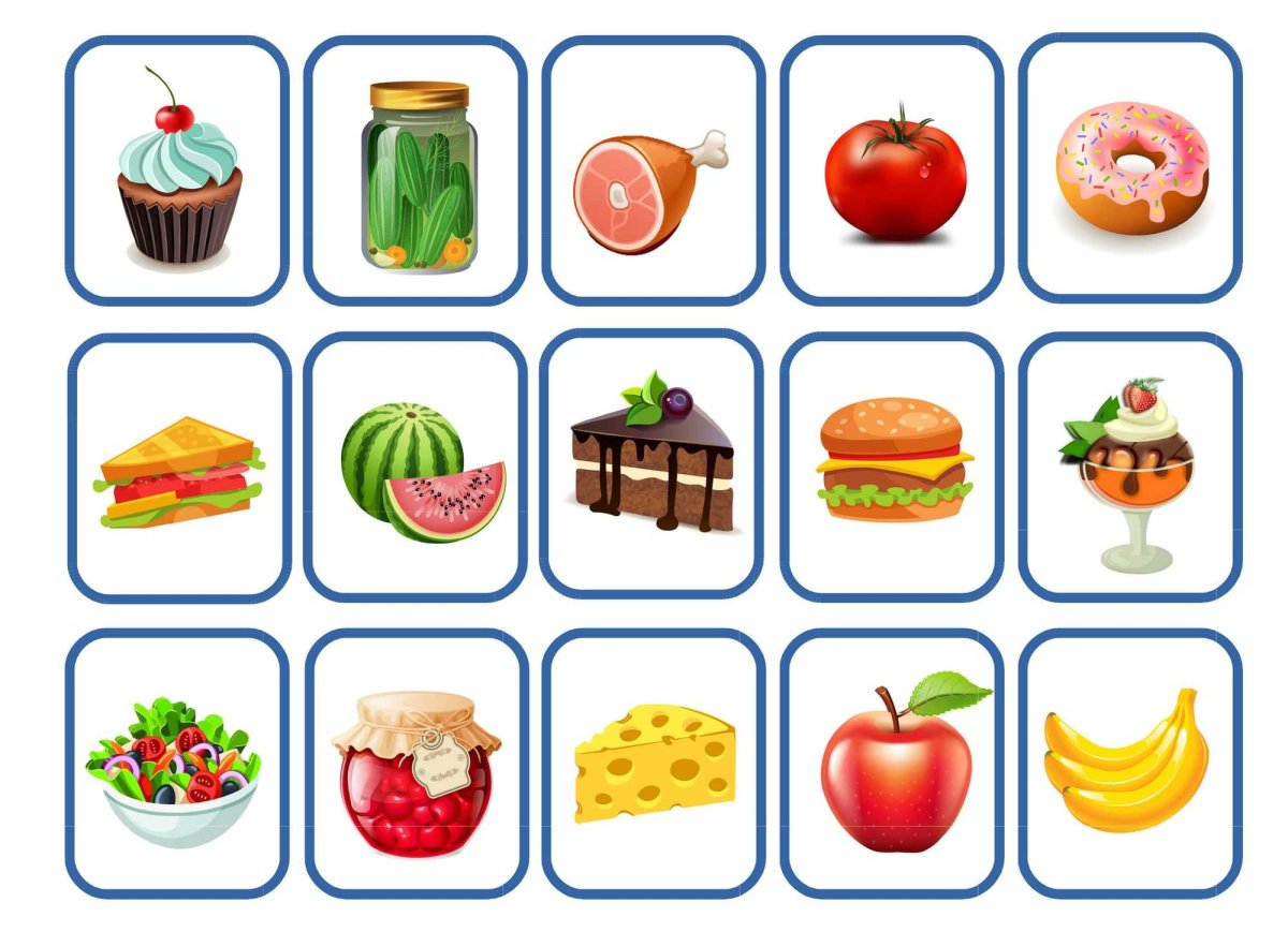 Витрина продуктового магазина для детей