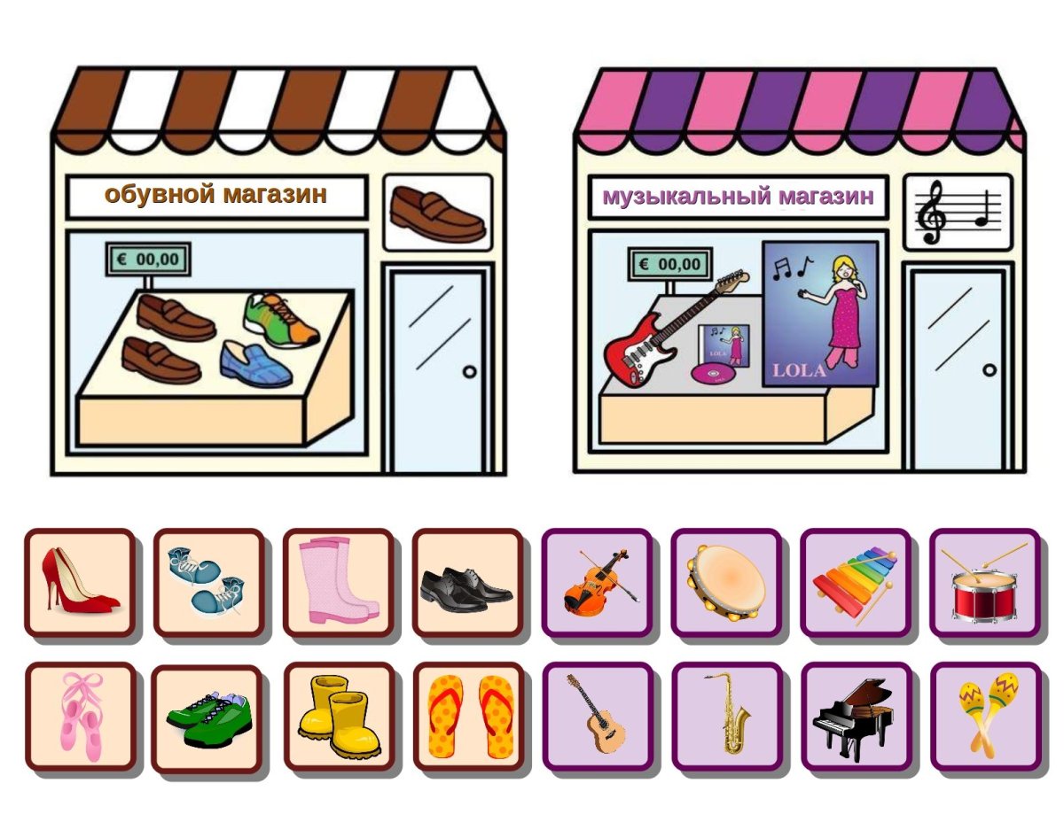 Вывеска магазин для детского сада