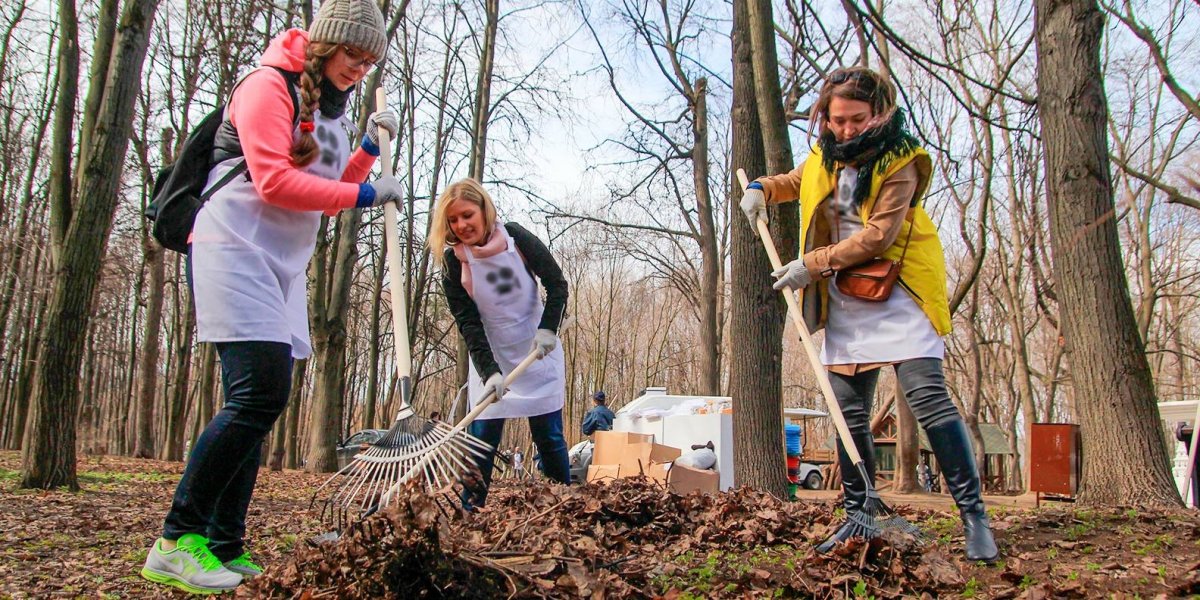 Женщины на субботнике