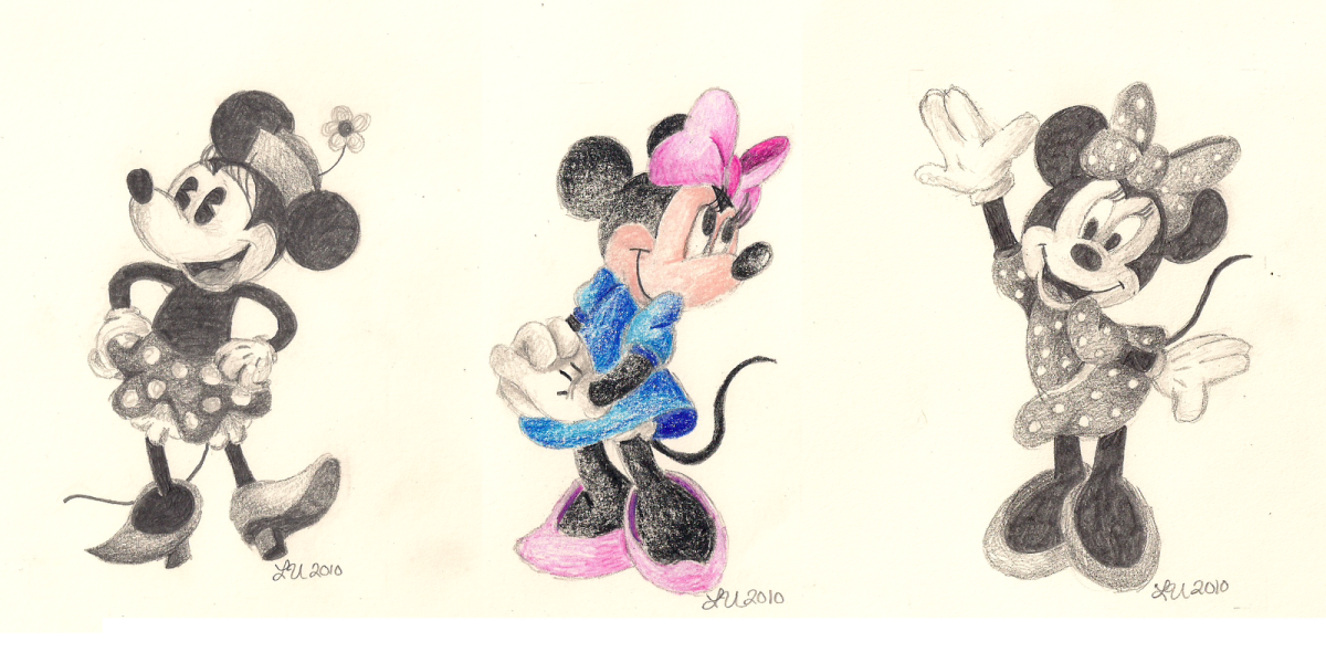 Микки Маус скетч
