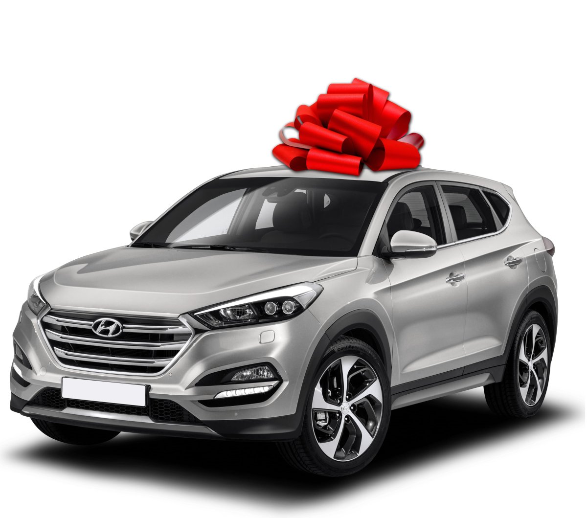 Новая машина с бантом