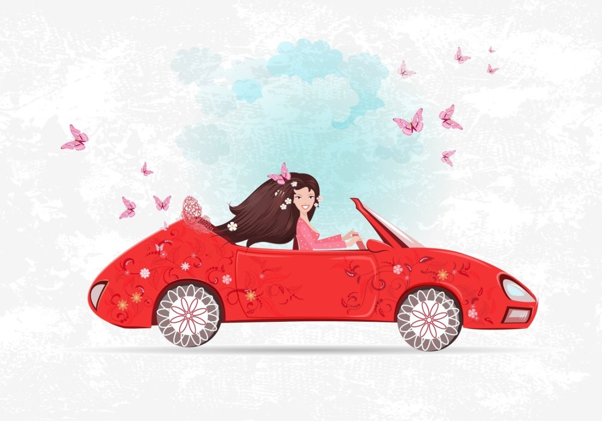 Постер с машинками