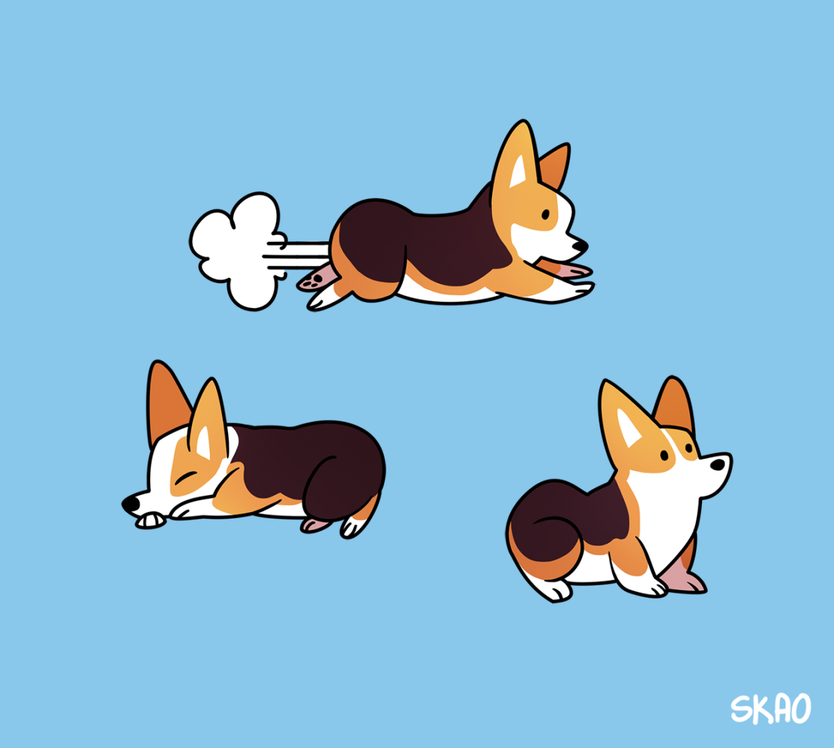 Серёжки корги Соколов