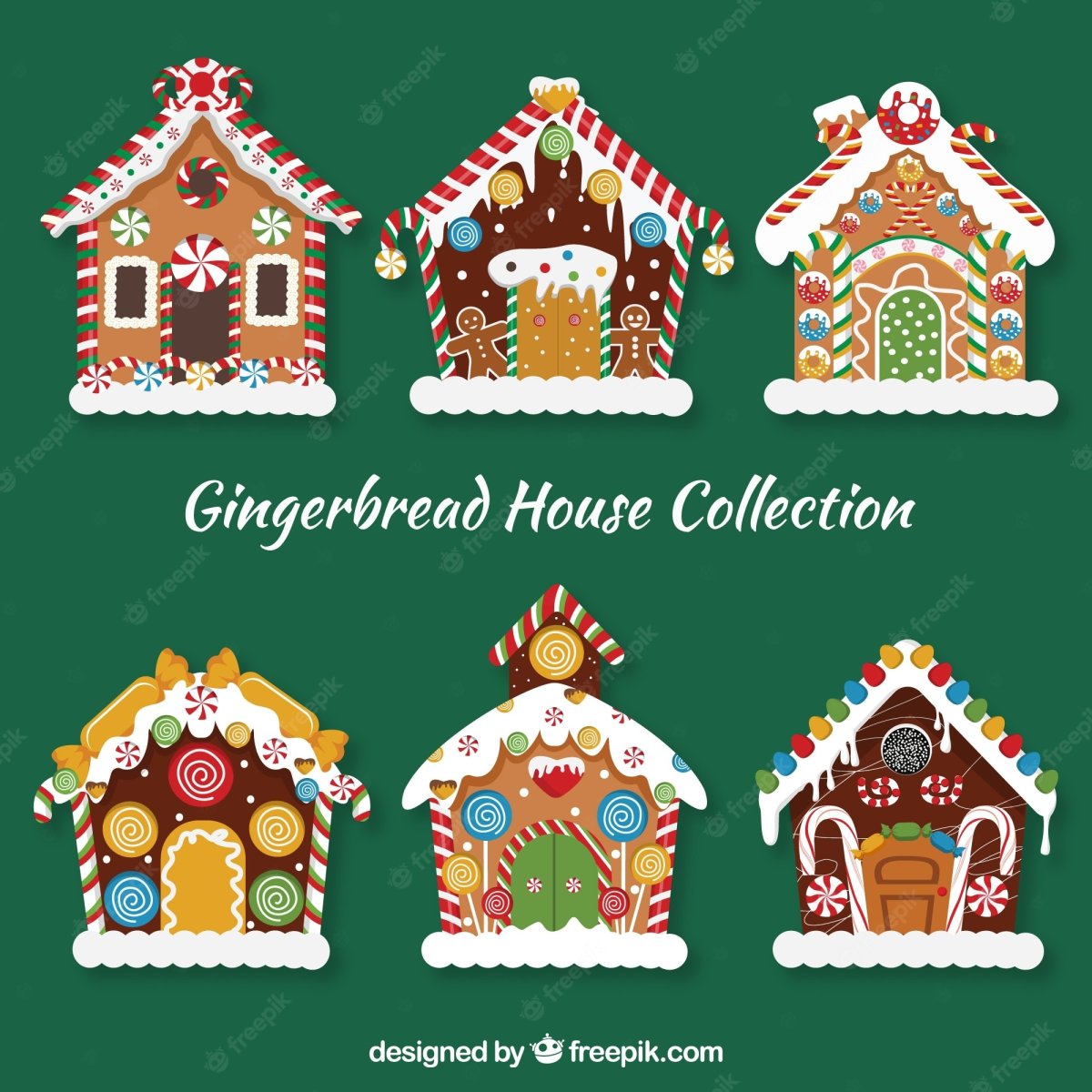 Домик Пряничный векторный