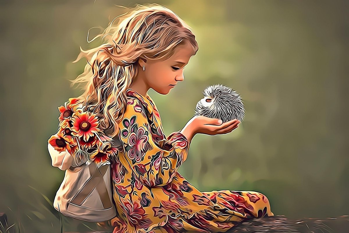 Женщина доброта