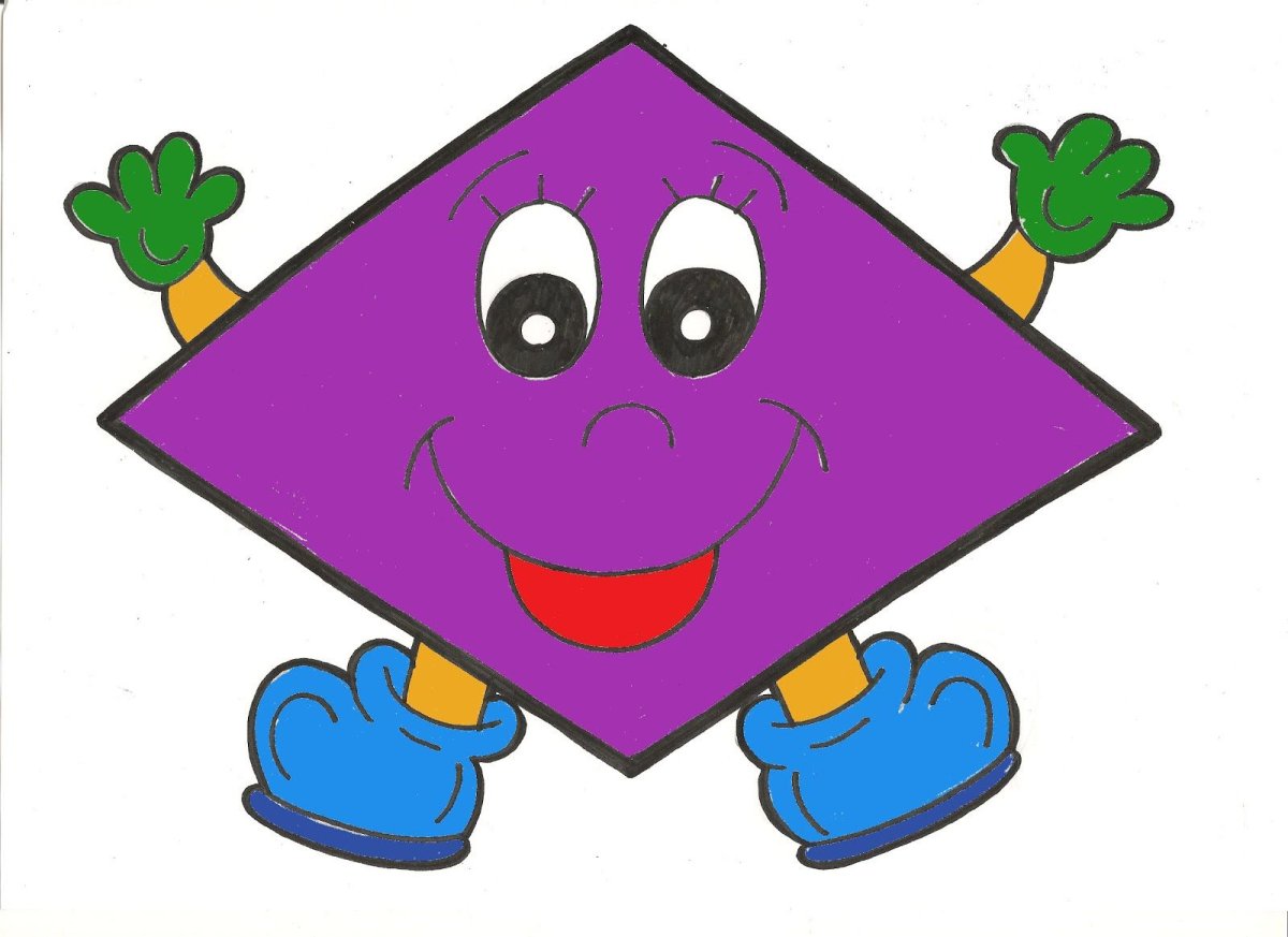 Веселые геометрические фигуры