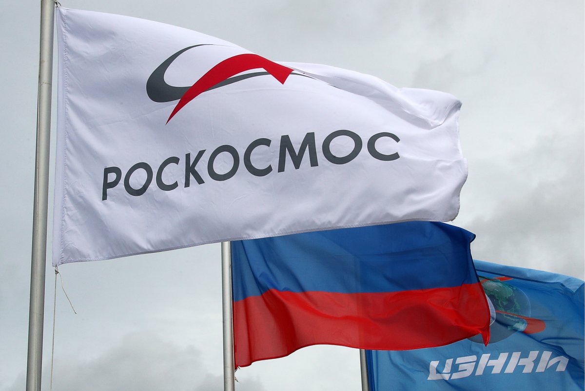 Российский флаг Роскосмос