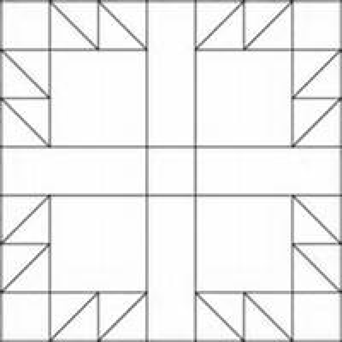 Схемы лоскутной мозаики