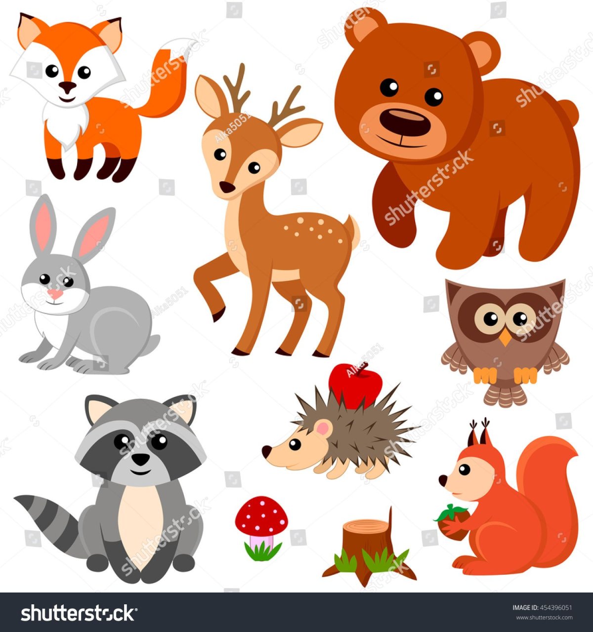 Лесные животные