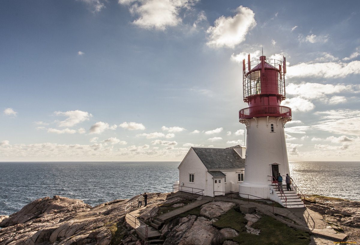 Свиноуйсьценский Маяк Балтийское море