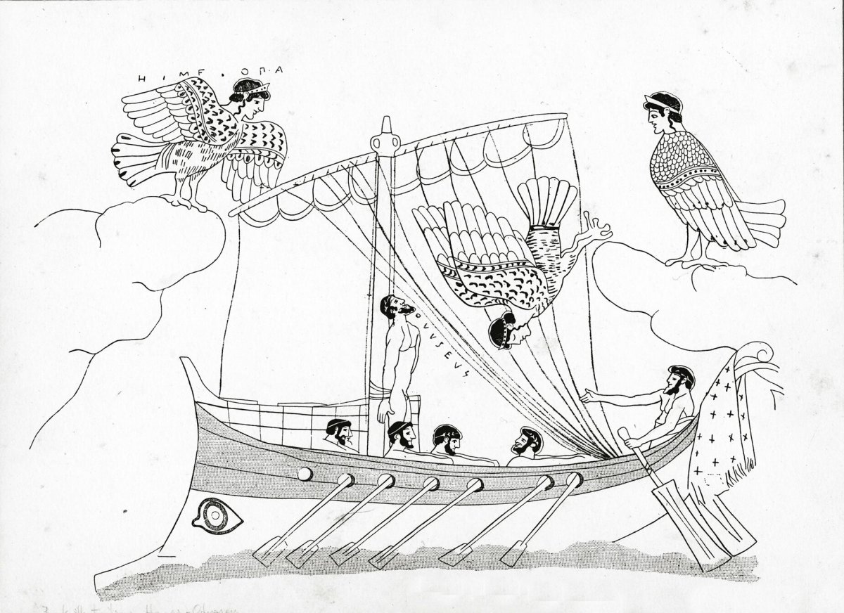 Иллюстрация к поэме Гомера Одиссея