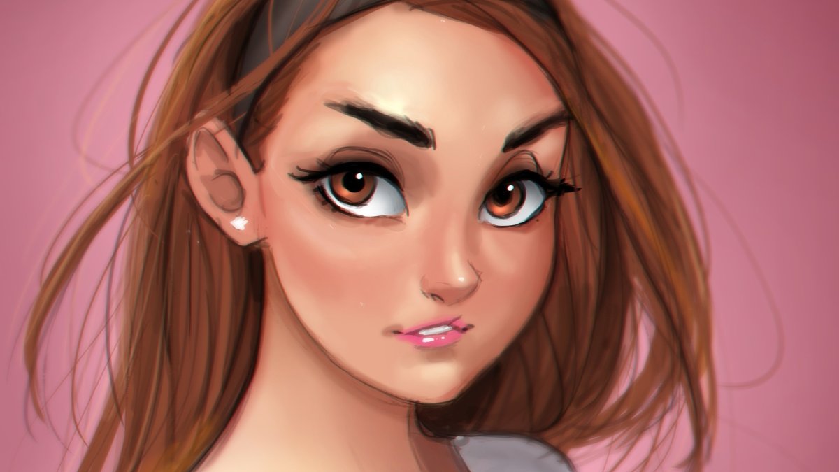 Мультяшная девочка