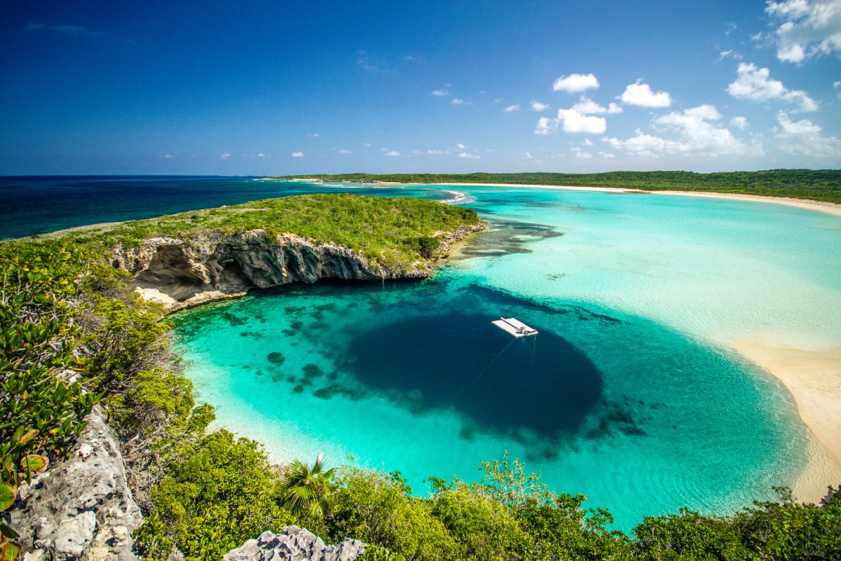 Голубая дыра Дина, остров Лонг-Исланд