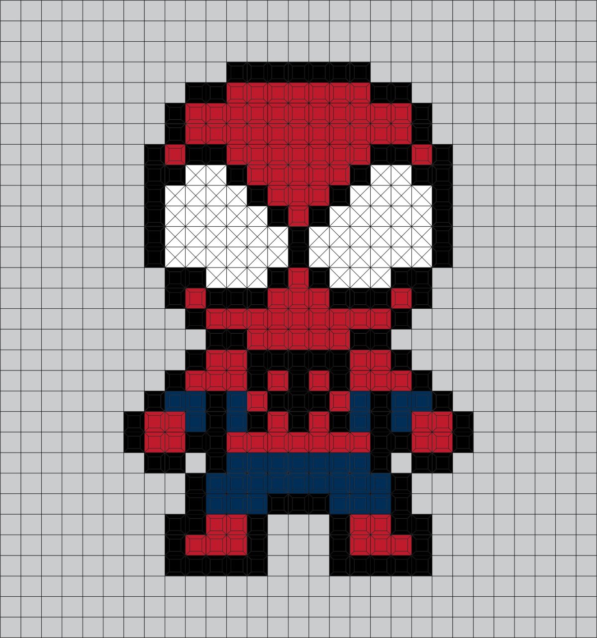 Термомозаика схемы Марвел герои