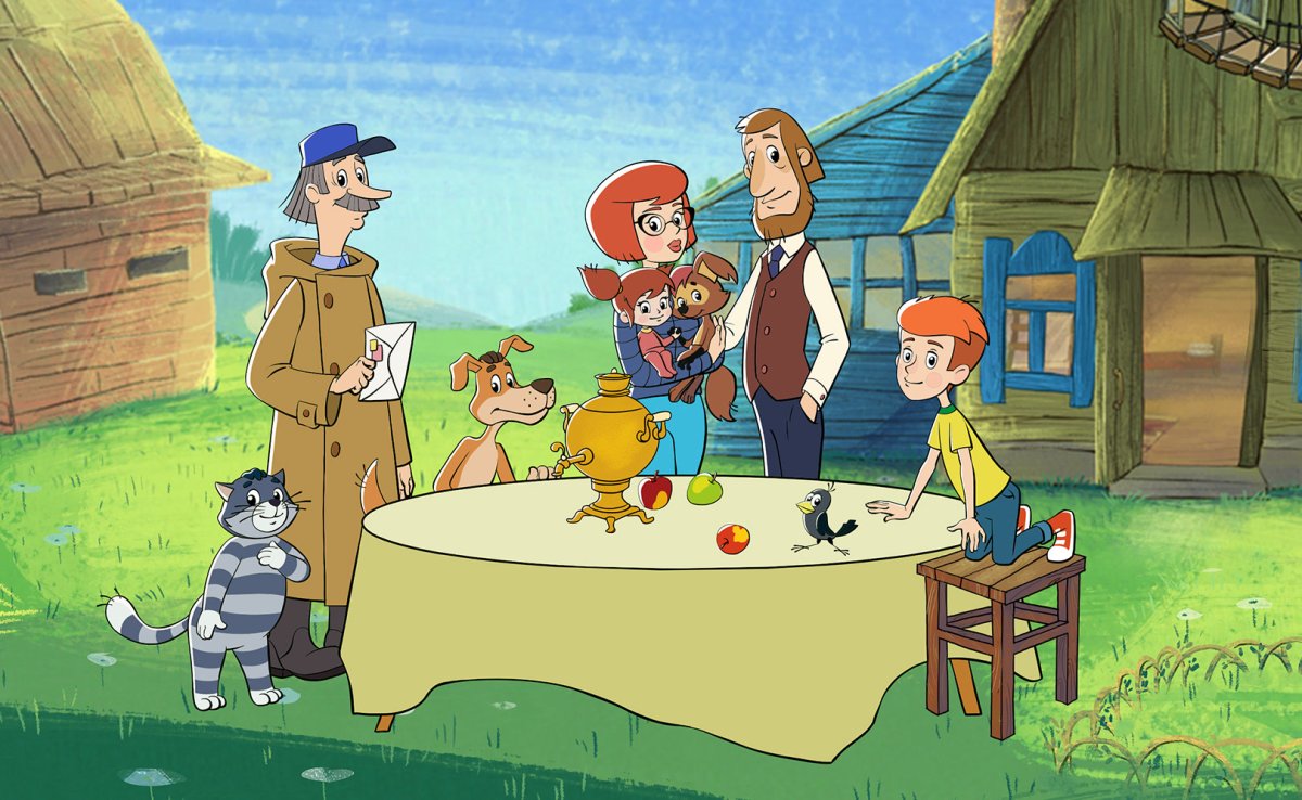 Трое из Простоквашино мультфильм 1978