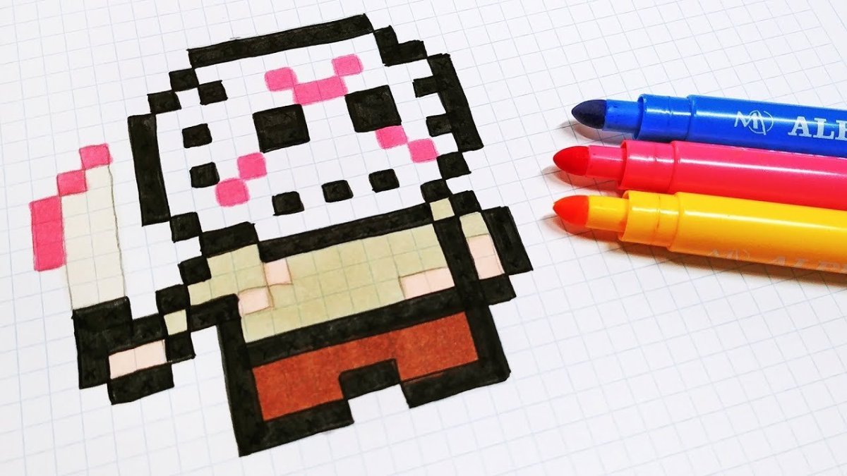 Картинки по клеткам