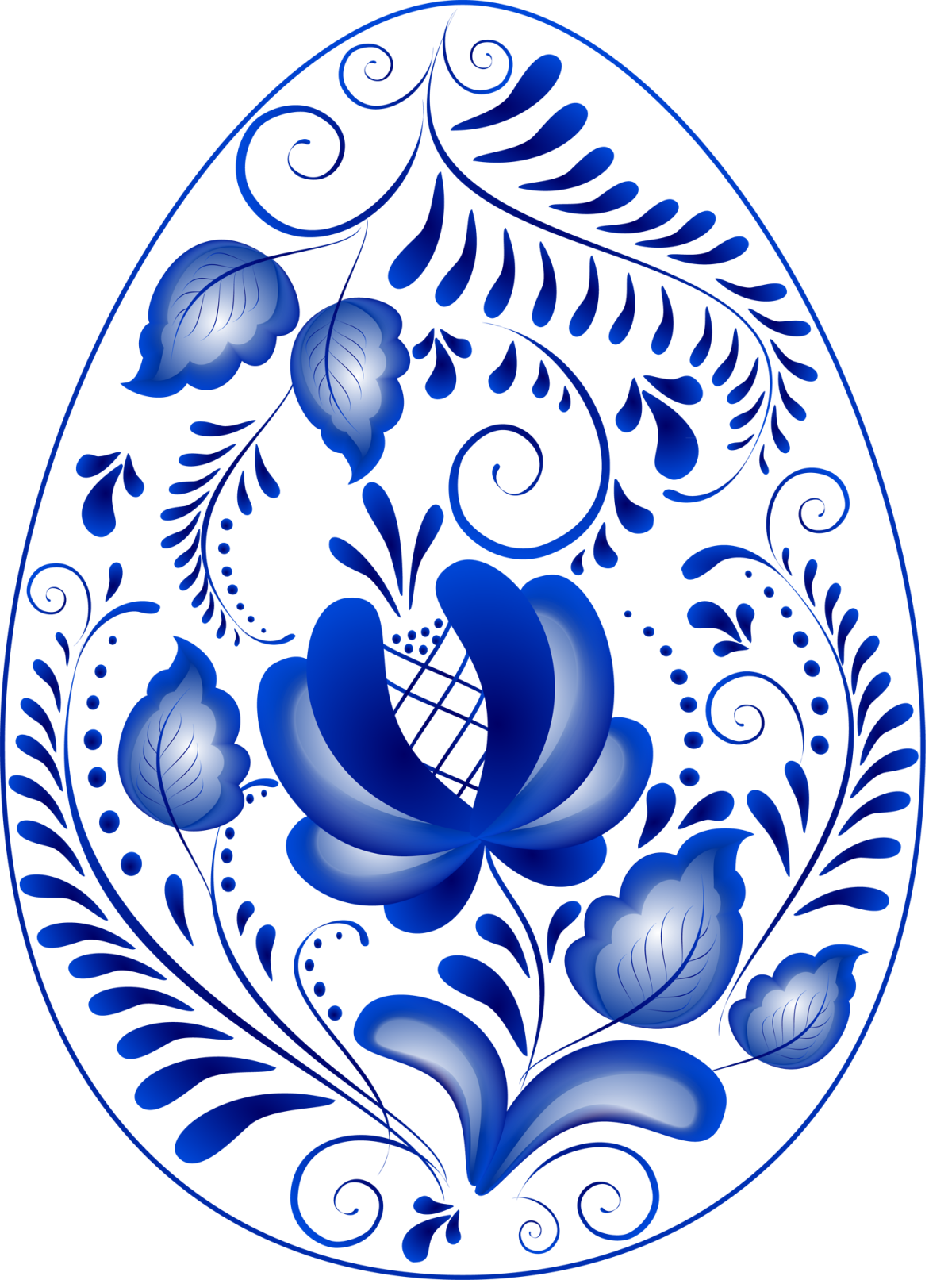 Гжель тарелка