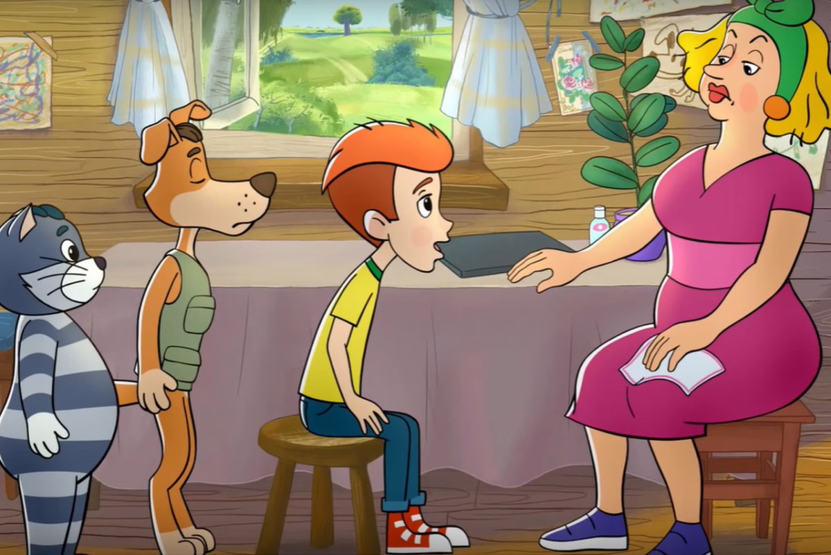 Трое из Простоквашино мультфильм 1978