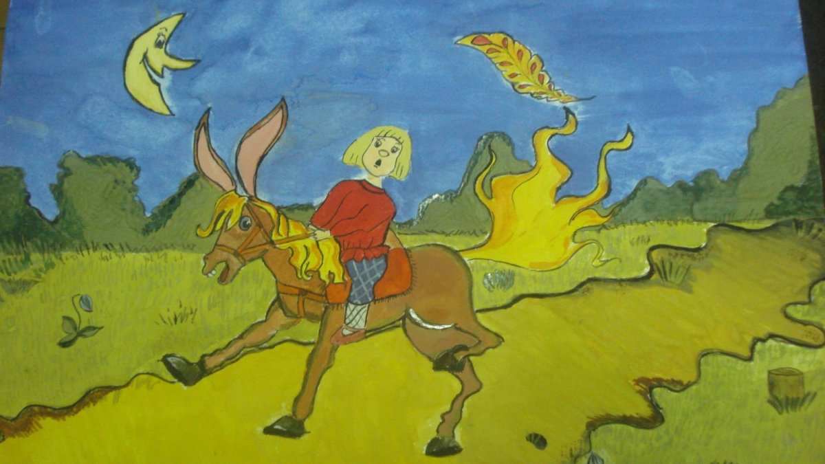 Раскраска из сказки Сивка бурка