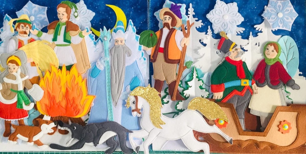 Аппликация 12 месяцев