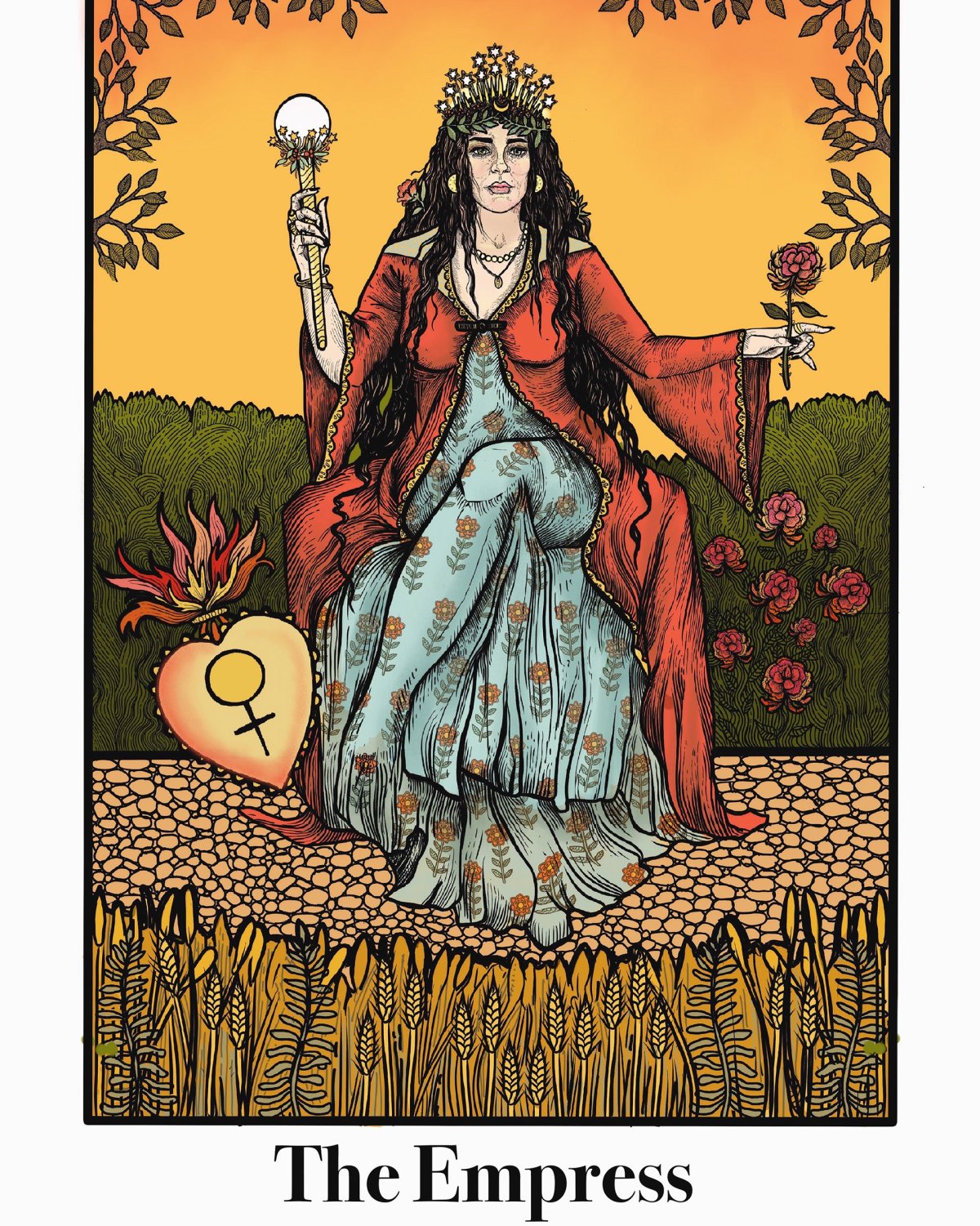 Карта Императрица Таро Уэйта