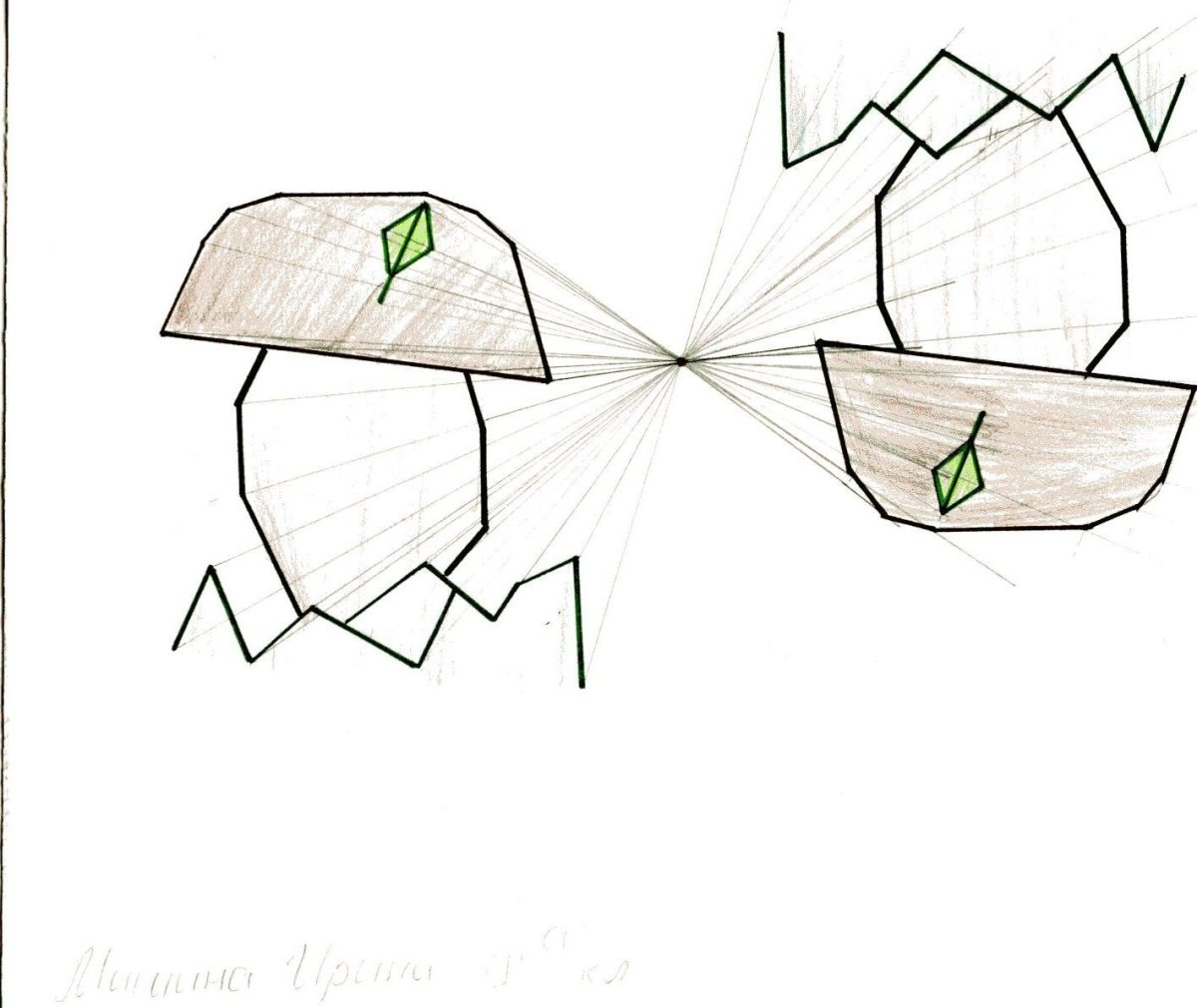 Простые симметричные рисунки