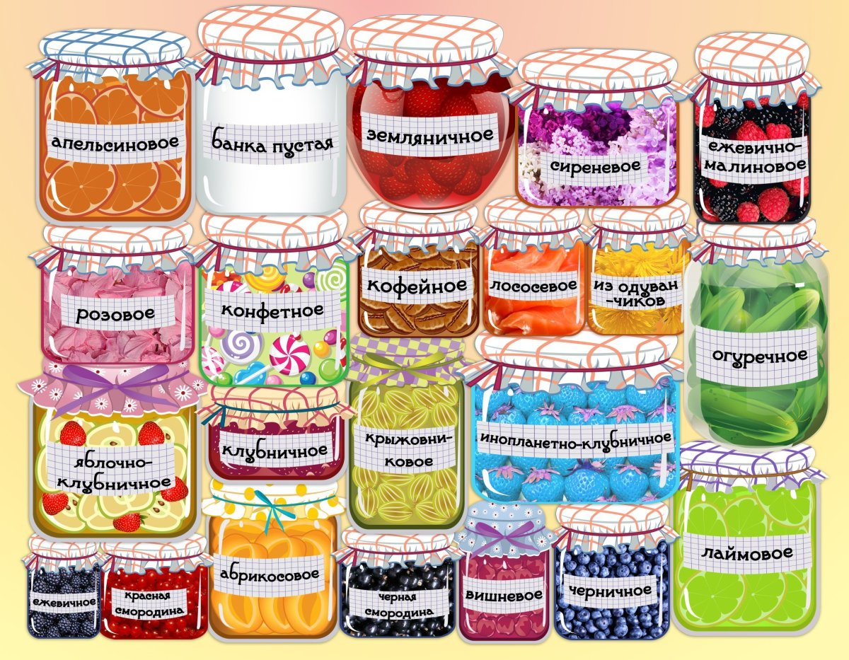 Открытка баночка варенья