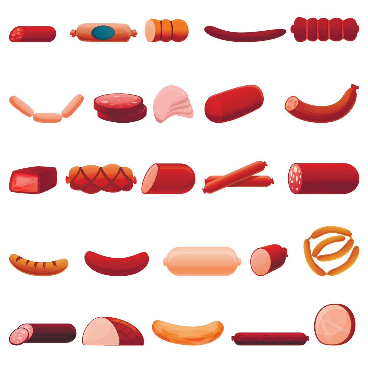 Gift sausage icon