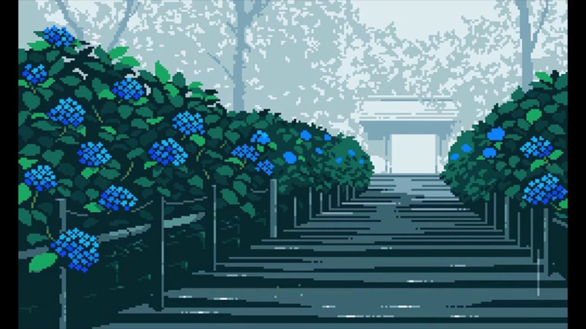 Пиксельные растения