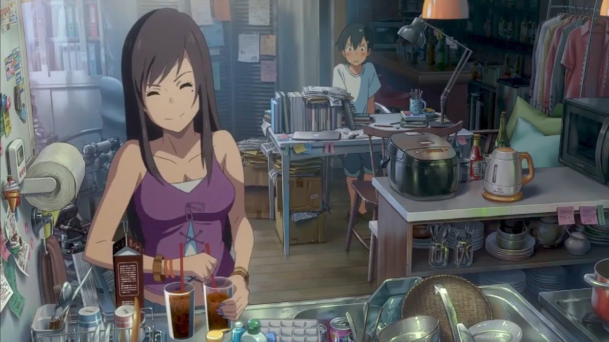 Дитя погоды аниме моменты