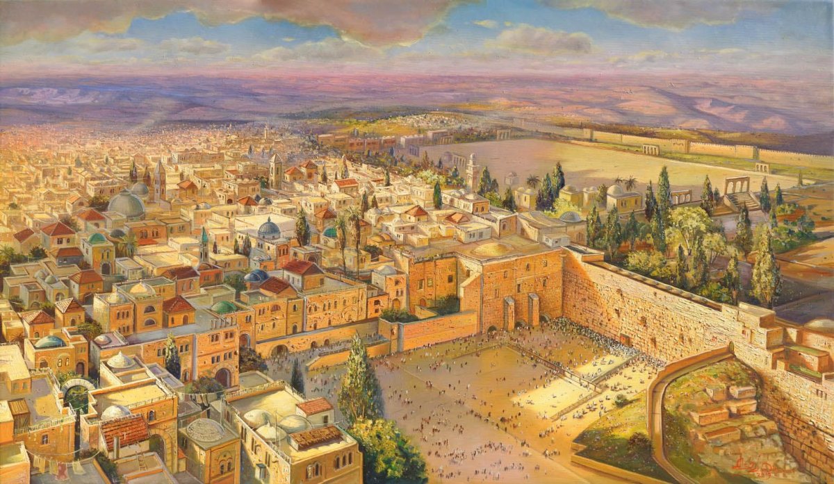 Алекс Левин Иерусалим картины