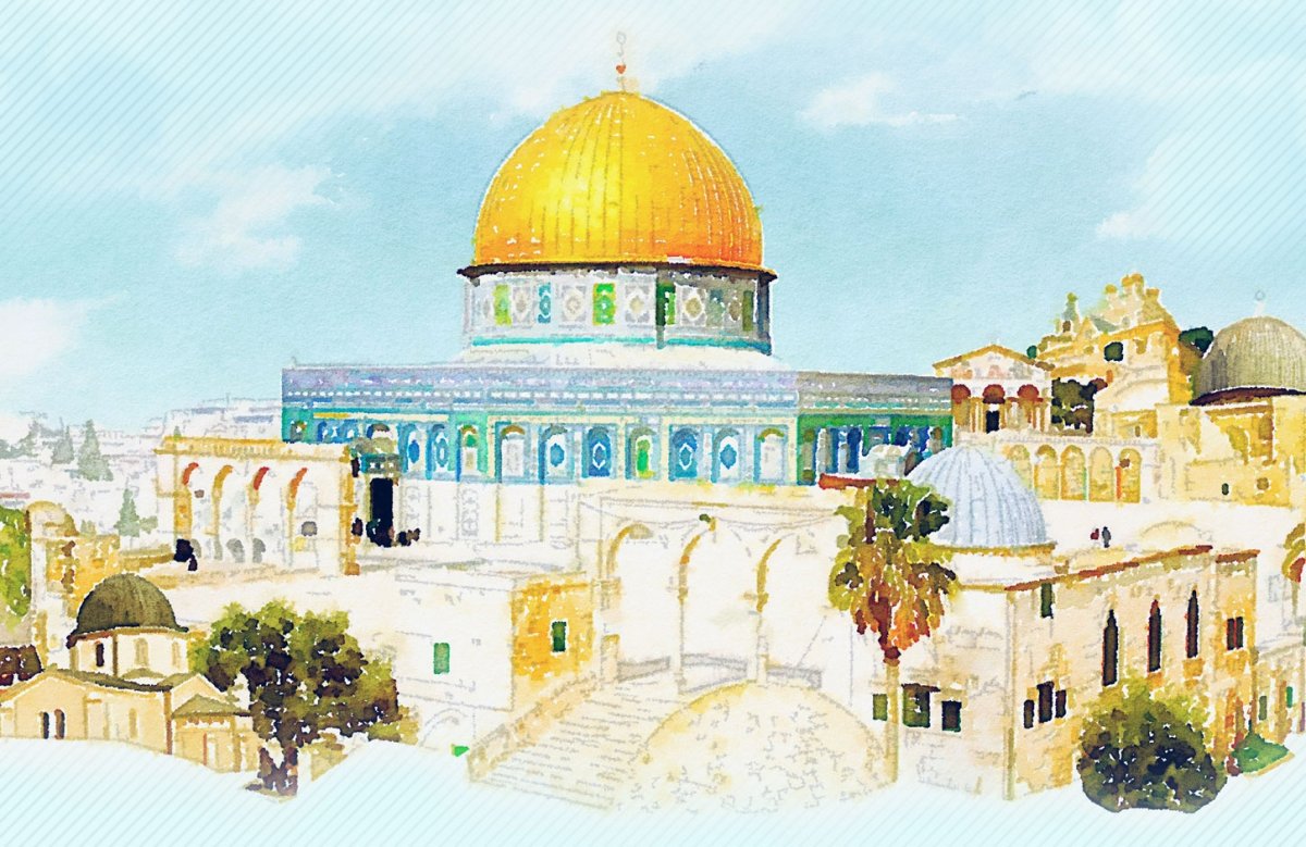 Живопись мечеть Аль Акса