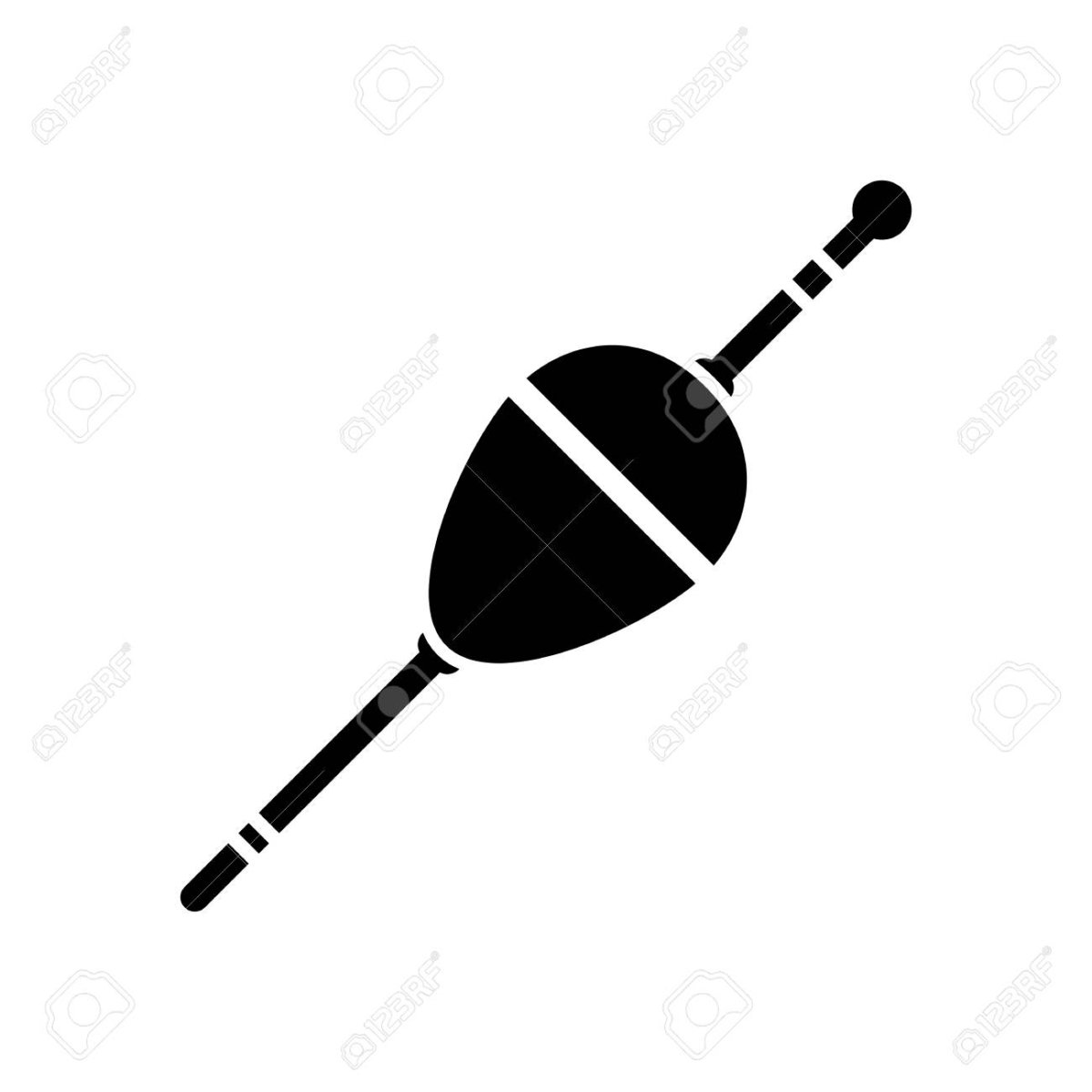 Поплавок силуэт