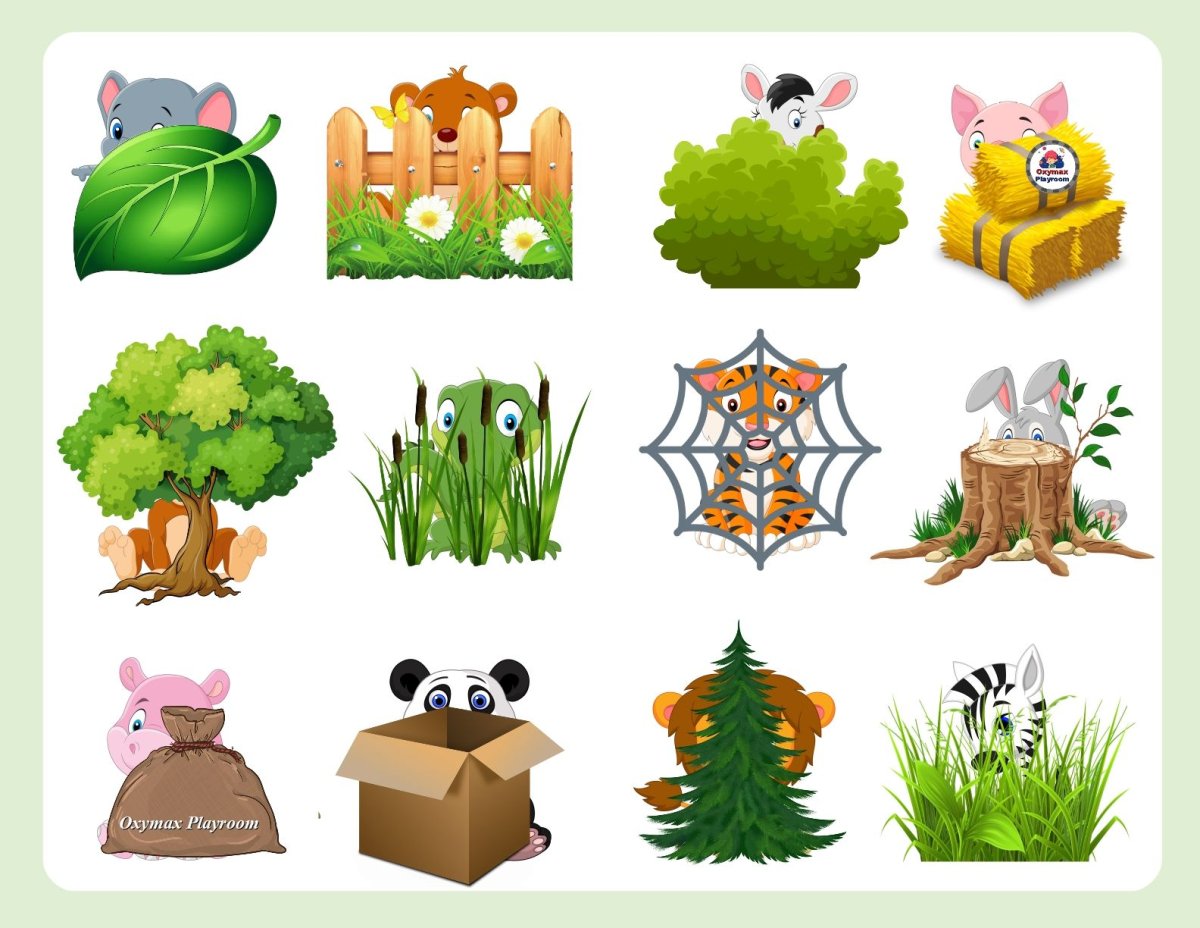 Карточки с лесными животными