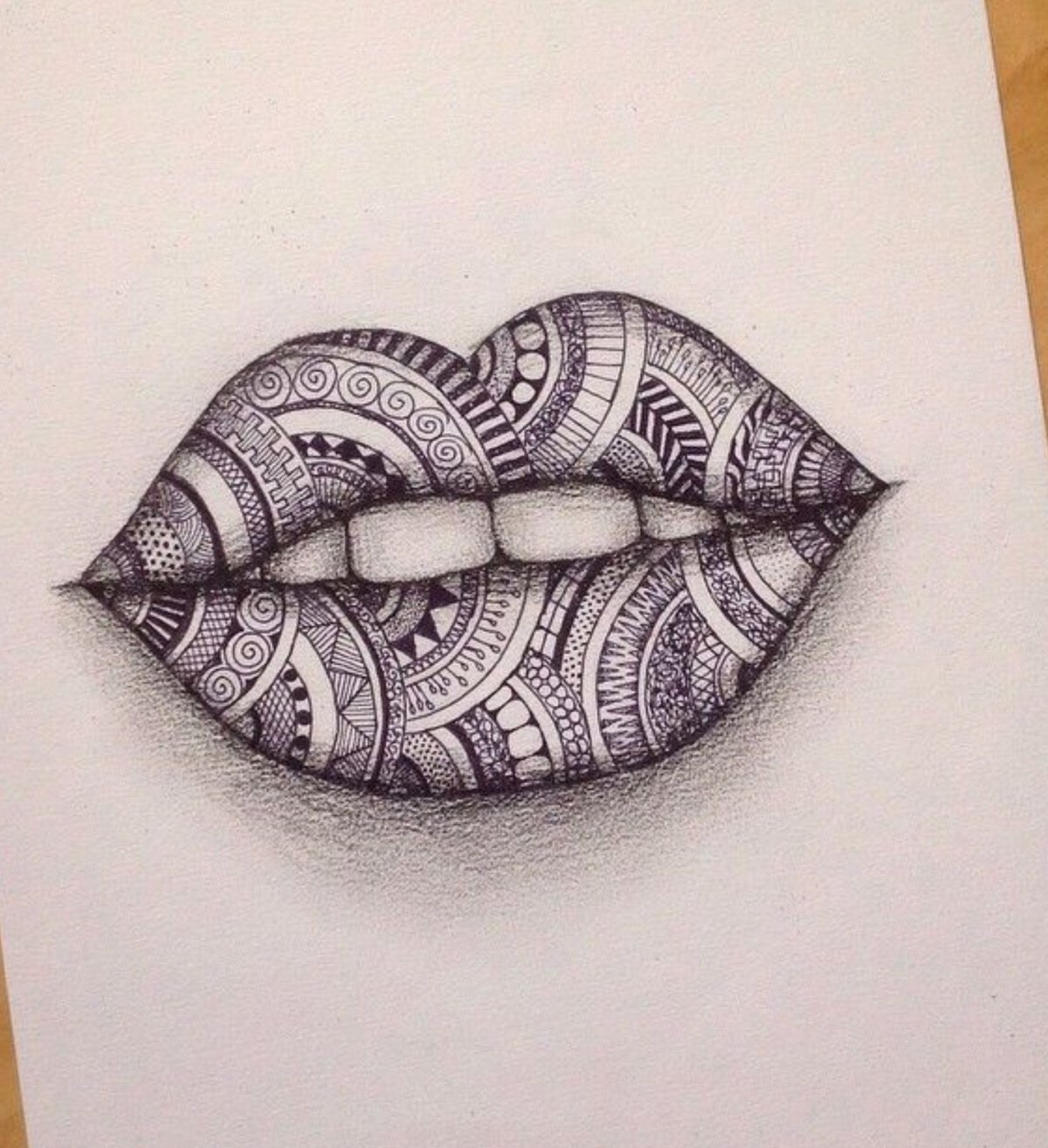 Рисунок Зентангл легкий