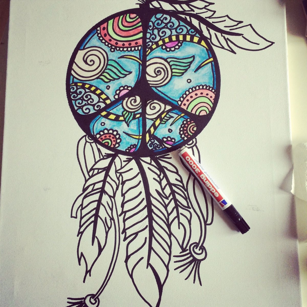 Зентангл Ловец снов