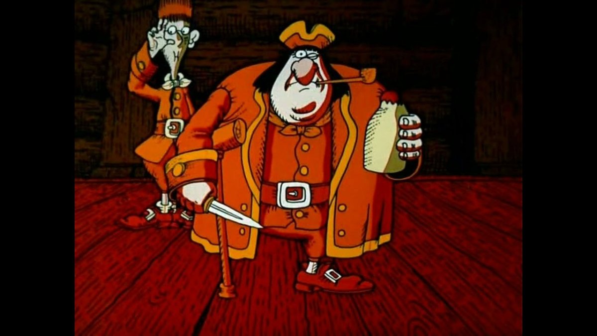 Остров сокровищ мультфильм 1988