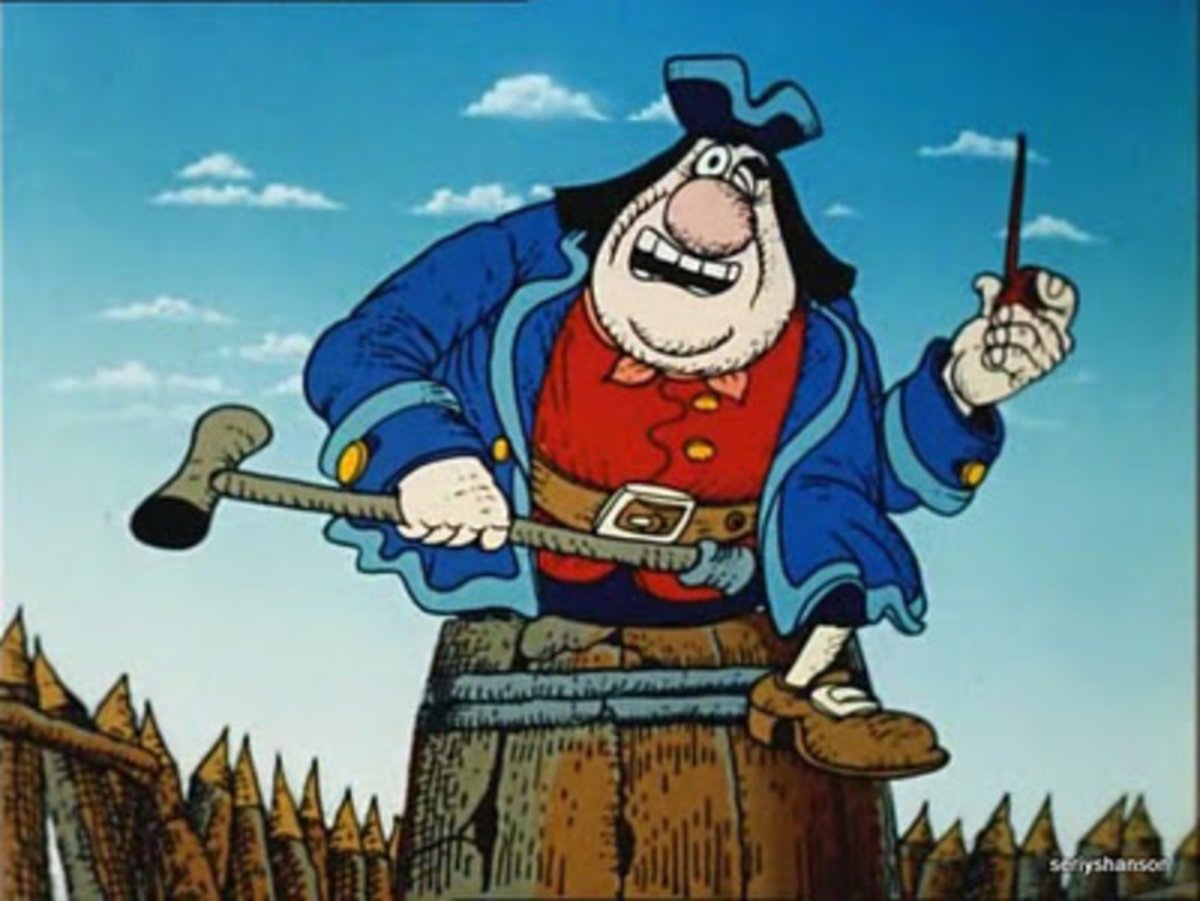 Джон Сильвер остров сокровищ мультфильм 1988