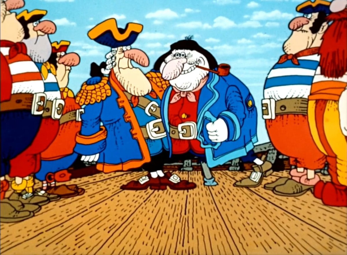 Остров сокровищ мультик 1988